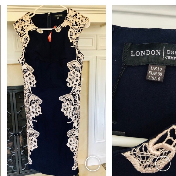 London Dress Co Lakeside Libations Dress ModCloth - Picture 1 of 7